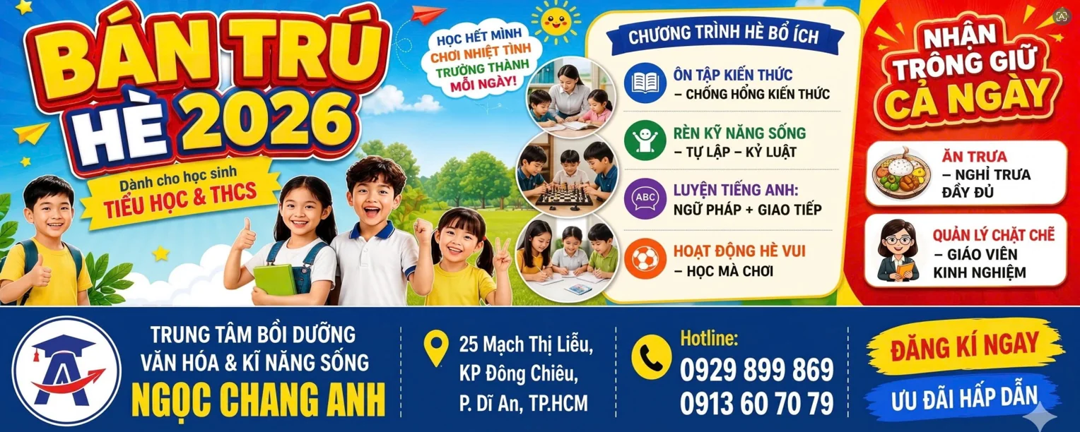 TRUNG TÂM ANH NGỮ NGỌC CHANG ANH